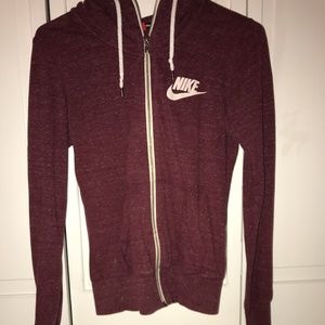 Women's Nike zip up sweatshirt (small)